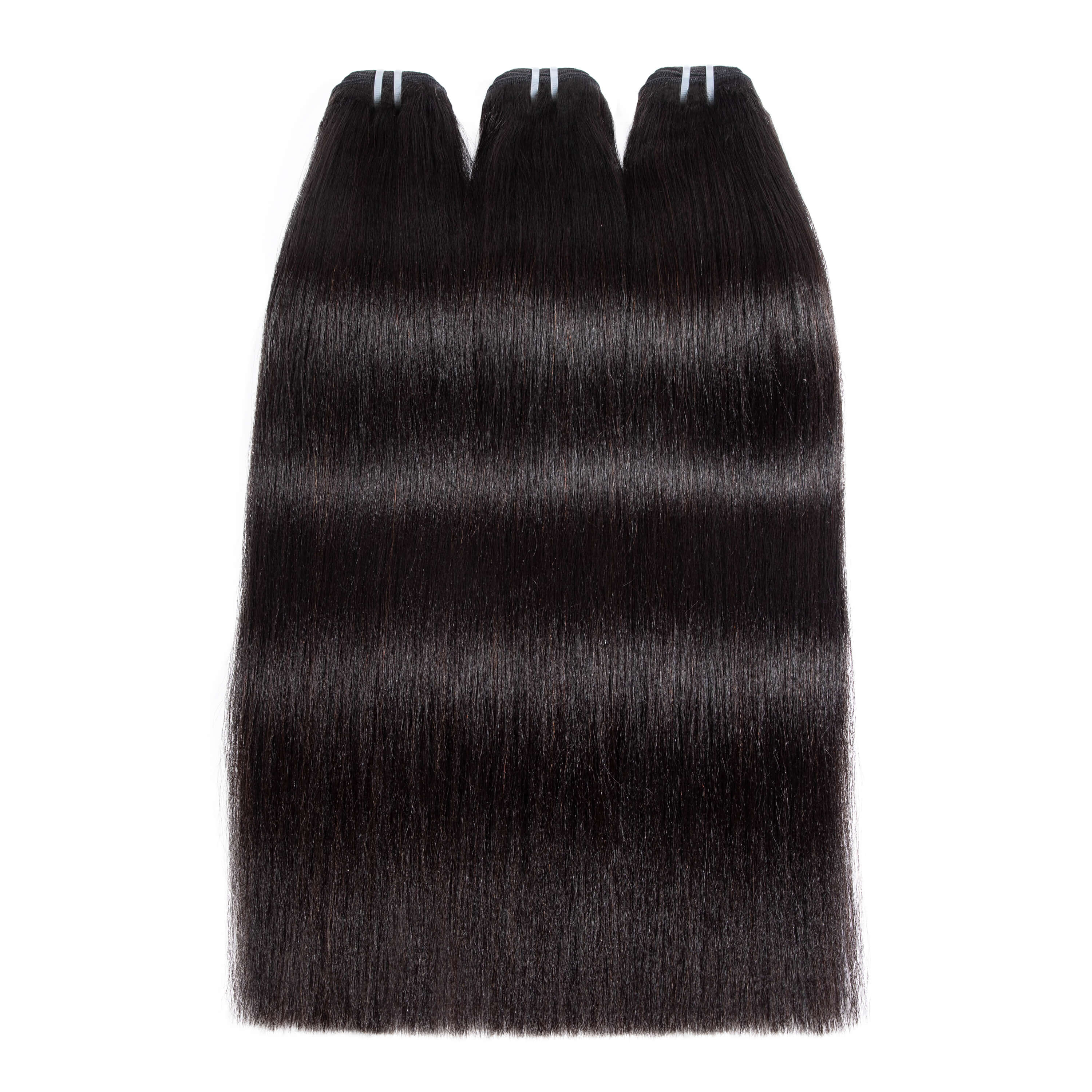 Kinky Straight 3 Bundles With HD 13x6 Frontal Virgin Hair